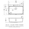 33 X 22" Granite Composite Quartz Kitchen Sink With Workstation Features And Drop In Design - White - Image 3