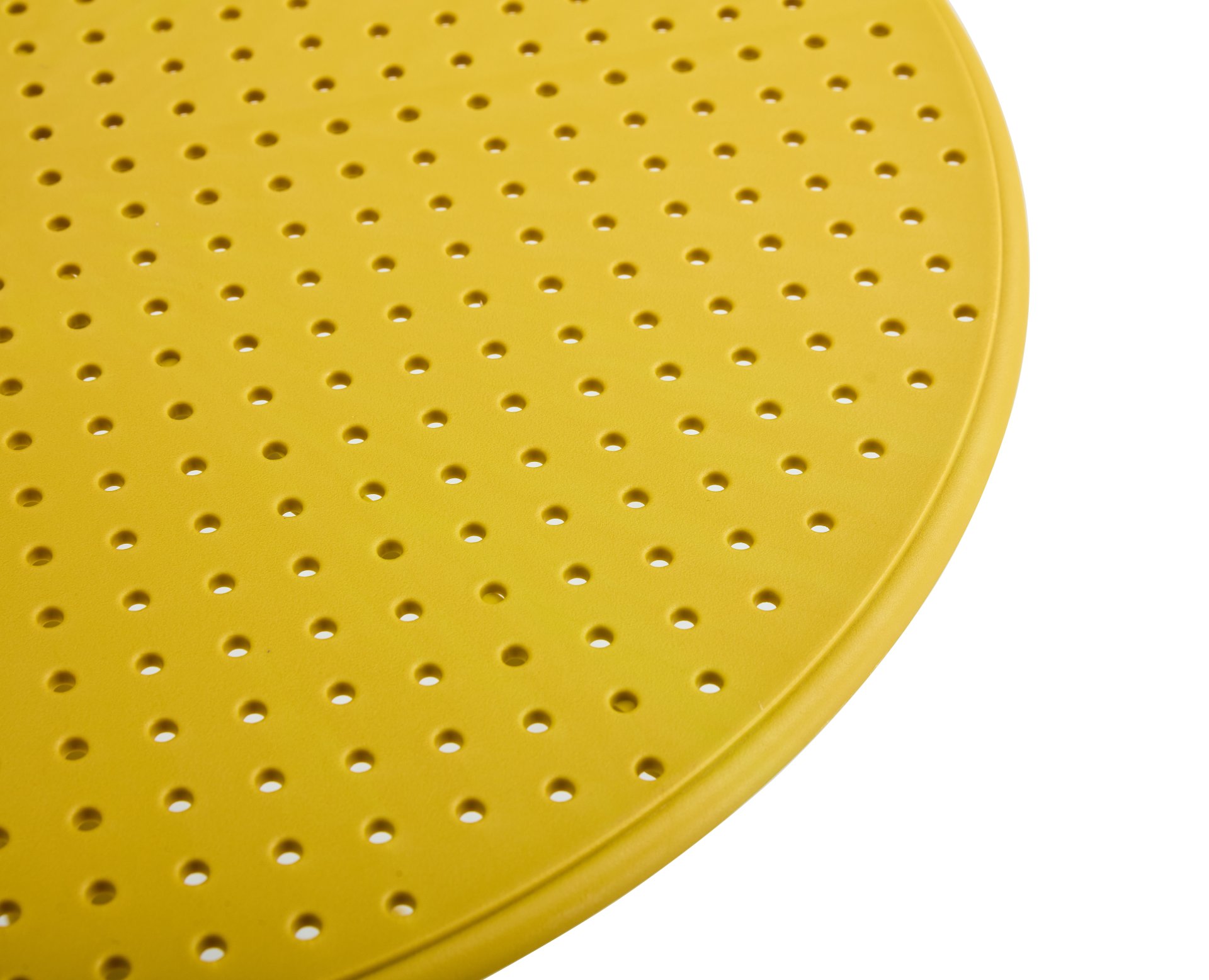 3 Piece Plastic Arm Chair Bistro Grs Premium Ocean Plastic - Mustard - Image 5