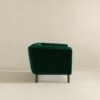 Addison - Lounge Chair Dark - Brown / Dark Green - Image 8