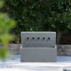Decorative Fountain With Rectangle Design, With Light And Pump, For Indoor And Outdoor - Gray - Image 6