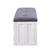 Cargo - Bench With Storage - Gray / White - Image 4