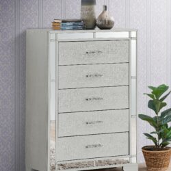 Madison - Chest - Silver Champagne