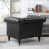 1 Seater Sofa - Black - Image 6