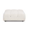 Marcel - Bubble Modular Modern Cocktail Ottoman - Ivory White - Image 2