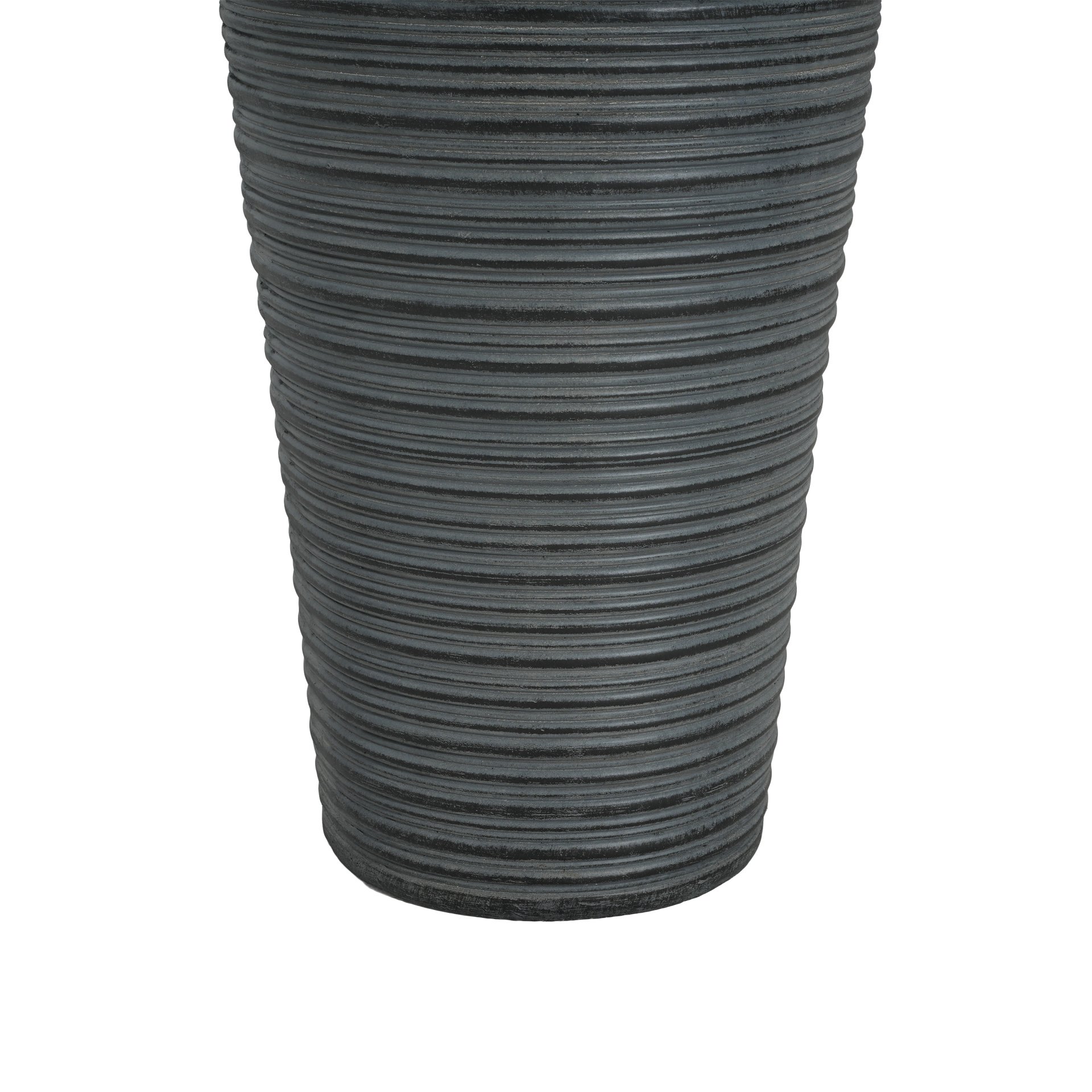 31.5" Tall Striped Column Fountain With LED Light Design For Outdoor Spaces - Gray - Image 11