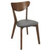 2 Piece Home Office Desk And Chair Set - Gray / Walnut Brown - Image 5
