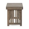Temptation - Outdoor Foldable Side Table With Slat Design - Gray - Image 6