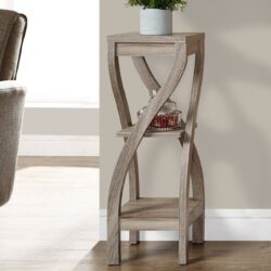 Accent Table, Square, Contemporary & Modern - Taupe