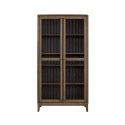 Display Cabinet - Latte / Peppercorn