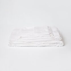 4 Piece California King Bamboo Hypoallergenic Sheet Set - White