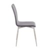 Mason - Contemporary Upholstered Chair (Set of 2) - Gray - Image 3