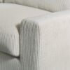 Modular Sectional Sofa, 4 Seater Oversized Sectional Sofa, Corduroy Fabric With 2 Ottoman Bench And 2 Pillows, Modular Sectionals Sofa Couch For Living Room - Cream - Image 5