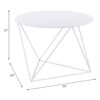 Epidia - Display & Utility Accent Table - White - Image 5