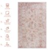 Maval - 2' X 3' Washable Area Rug - Beige - Image 7