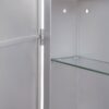 Rectangle Medicine Cabinet Mirror Bathroom Mirror With Storage Wall Mounted Medicine Mirror Cabinet With LED - Sliver - Image 19