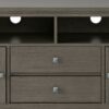 Cosmopolitan - Wide TV Media Stand - Farmhouse Gray - Image 4