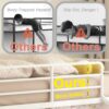 Ethan - Full Over Twin Bunk Bed With Desk, Charging Station, Storage Shelves, Safety Guard And Stairs - Black - Image 9