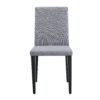 Exquisite Linen Cotton Dining Chairs (Set of 4), Simple And Versatile Design With Comfortable Seating - Light Gray - Image 8