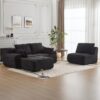 Compressed Sofa, Large Sectional Couches For Living Room - Black - Image 12