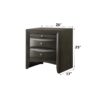 Ireland - Nightstand - Gray - Image 6