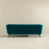 Addison - Large Velvet Sofa - Brown / Teal - Image 5