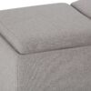 Avalon - Storage Ottoman - Cloud Gray - Image 5