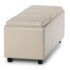 Avalon - Storage Ottoman - Satin Cream - Image 6