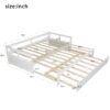 Extending Daybed With Trundle, Daybed With Trundle - White - Image 16