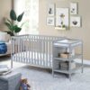 Palmer - 3 In 1 Convertible Crib, Changer Combo - Gray - Image 6