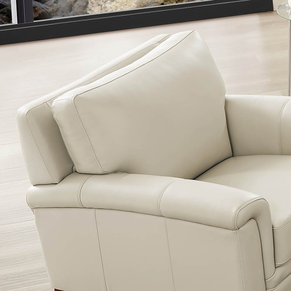 Westcott - Leather Chair - Beige - Image 2