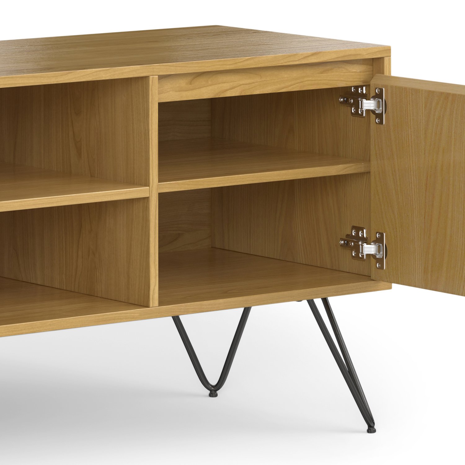 Hunter - TV Media Stand - Oak Veneer - Image 4
