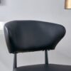 Minimalist Ergonomic Dining Chair With Curved Backrest In, (Set of 4) - Black - Image 10