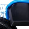 Rolling Garden Scooter Cart With 360 Swivel Seat Tool Tray Steel - Blue - Image 4