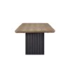 Double Pedestal Table Latte - Light Brown - Image 5
