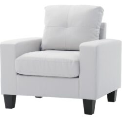 Club Chair For Cozy Spaces - White