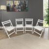 Folding Special Event Chair, Foldable Style (Set of 4) - White - Image 2