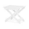 Outdoor Folding Wooden Side Table - White - Image 5