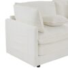 Modern Sofa Modular Sofa Couch Upholstered Corduroy, L - Shape Sectional Sofa With Side Storage Pockets For Living Room - Beige - Image 23