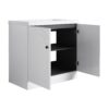 Modern Bathroom Vanity With Resin Sink & Soft Close Cabinet Doors, Durable - White - Image 15