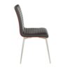 Mason - Contemporary Dining / Chair With Swivel (Set of 2) - Walnut / Black - Image 4