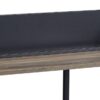 Garima - Legs Writing Desk - Rustic Oak / Black - Image 13
