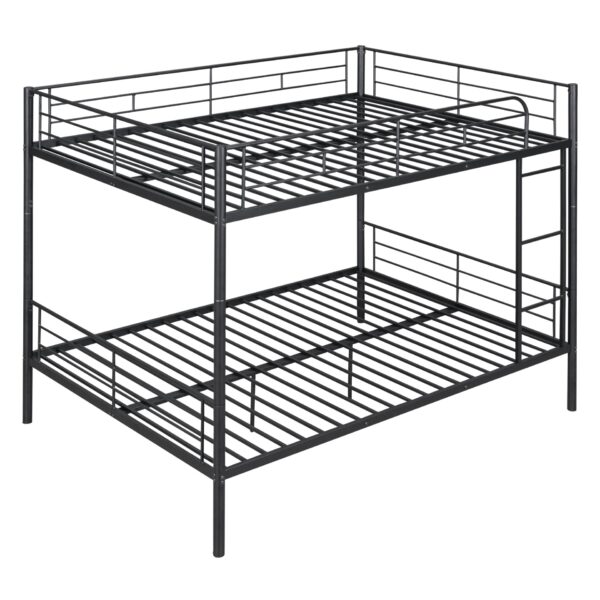 Full Over Full Metal Bunk Bed - Black