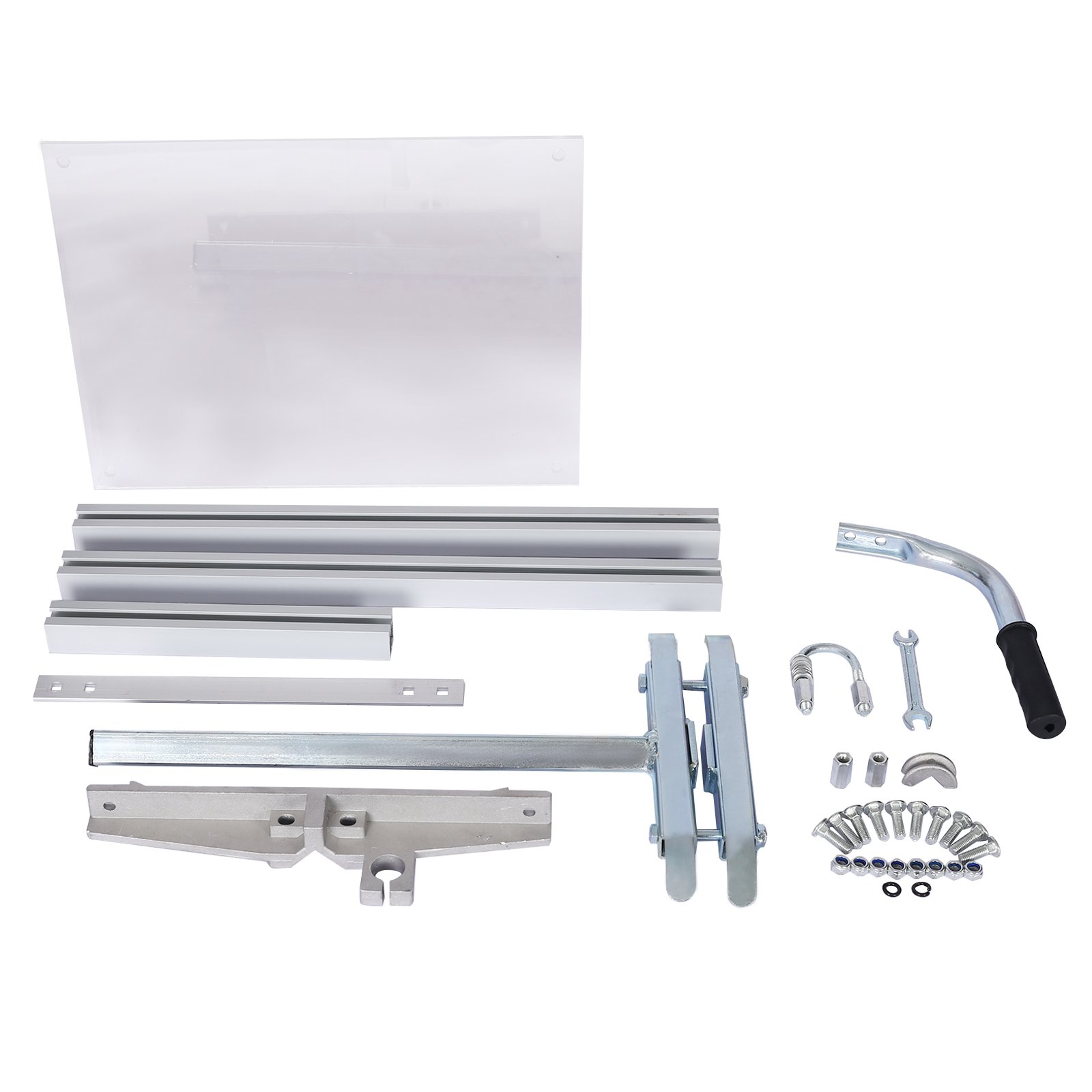 Portable Chain Saw Mill Aluminum Steel Planking Lumber Milling Bar Size 20" - Silver - Image 11