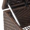 Santiago - Wicker Storage Bench - Brown Multi - Image 15
