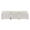 Modern Sofa Modular Sofa Couch Upholstered Corduroy Sectional Sofa With Side Storage Pockets And 3 Movable Ottomans For Living Room - Beige - Image 12