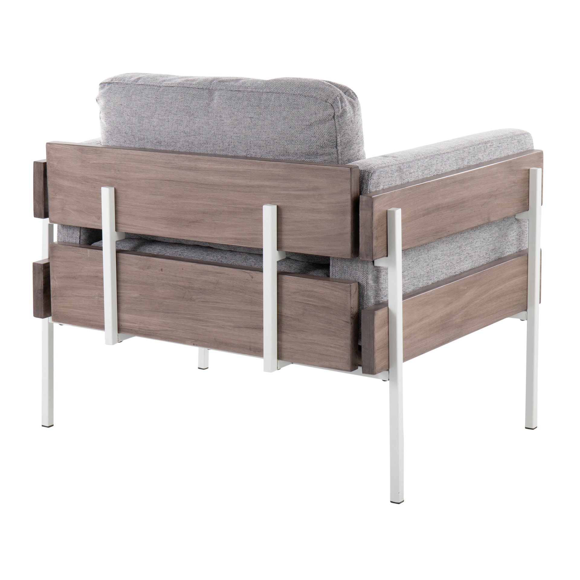 Kari - Farmhouse Chair - White / Gray / Light Gray - Image 3