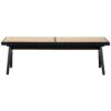 Keira - Bench - Black / Rattan - Image 11
