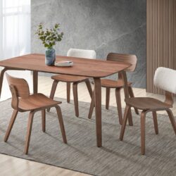 Casson - 5 Piece Dining Room Set - Walnut
