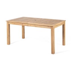 Outdoor Expandable Dining Table With Square Legs - Natural