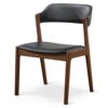 Enzo - Dining Chair (Set of 2) - Black / Brown - Image 9
